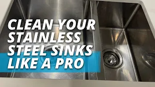 The Secret to Clean Stainless Steel sink Like a  Pro!