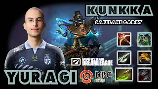 Yuragi | Safelane Carry | Kunkka | DPC WEU 2021/2022 Winter Tour | player view | 7.30 E | META