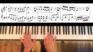 Muzio Clementi, Sonatina Op. 36 No. 2 in G Major Movement 1. Easy piano tutorial with full score