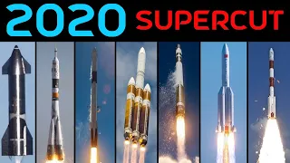 Rocket Launch Compilation 2020 - SUPERCUT