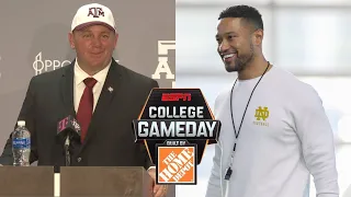 Notre Dame vs. Texas A&M will be College GameDay's Week 1 destination | Full reaction