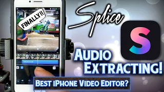 How To Separate / Extract Audio To Remove/Edit - Video Editing On iPhone - Splice App
