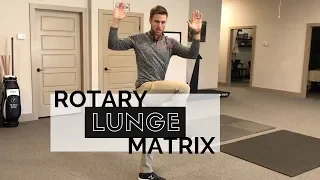 Rotary Lunge Matrix - Running Warmup Drill