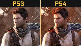 Uncharted 3 Drake's Deception | PS3 vs PS4 ( Graphics Comparison ) Which is better ?