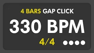 330 BPM - Gap Click - 4 Bars (4/4)