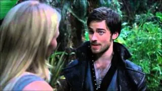 Once Upon A Time 3x05 Emma and Hook first kiss