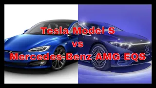 2023 Tesla Model S Plaid vs Mercedes-Benz AMG EQS (Side by Side Comparison)