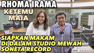 DUET RATU MAIA & RAJA RHOMA IRAMA KETEMU : LUCU !! DATANGI STUDIO MEWAH SONETA , ADA MAKAM ??