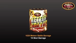 Bright Star Fireworks - 1529 Meteor Battle 19 Shot Barrage