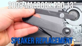 2009 Macbook Pro 13" A1278 Speakers Replacement