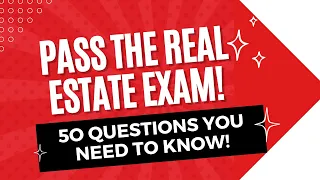 🚀🏡🔥Real Estate Exam 2024  - Pass The Real Estate Exam With This 50 Question Practice Test