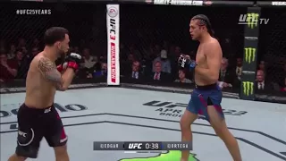 Brian Ortega vs Frankie Edgar Fight Finish & Replay HD