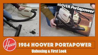 1984 Hoover Portapower S1126 Vacuum Cleaner Unboxing & First Look