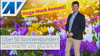 Jannis und Kai kommen! Hochs bringen bis Monatsende über 50 Sonnenstunden! Westwetterlage beendet!