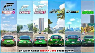 Nissan 350z Top Speed in FH5, FH4, Horizon 3, The Crew Motorfast, The Crew 2, NFS Unbound, NFS Heat