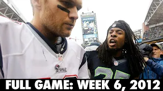 The Game that Made Legion of Boom Famous! Patriots vs. Seahawks Week 6, 2012 FULL GAME
