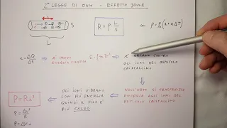 Seconda legge di Ohm ed Effetto Joule