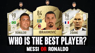 Messi or Ronaldo: Footballers Decide Who is The Best! 🤯😱 | FT. Zidane, Ibrahimovic, Ronaldo...