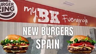 Burger King Spain - New Menu Items Iberica & Manchega Burgers