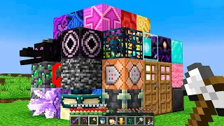 FIZ UMA CASA DE BLOCOS RAROS DO MINECRAFT