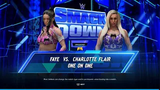 AWA knockdown live: faye vs Charlotte flair