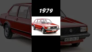 Evolution of Volkswagen Jetta (1979~2023) #shorts