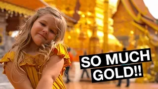 SO MUCH GOLD! | CHIANG MAI THAILAND | Wat Prah That Doi Suthep Temple