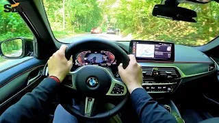 2023 BMW 520d Series MY23 | POV Test Drive - Relaxing & Casual Driving Experience