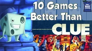 10 Games Better Than Clue - with Tom Vasel