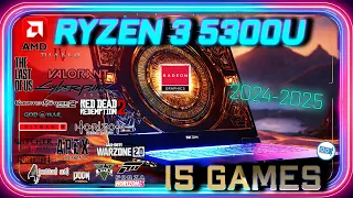 VEGA 7 in 15 GAMES | Ryzen 5 5300u |  Gaming in 2024