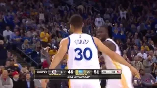 Steph Curry's Amazing Stepback 3 Over Jordan | Clippers vs Warriors | March 23, 2016 | NBA 2016