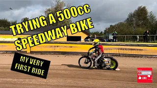 500cc speedway - Min første gang