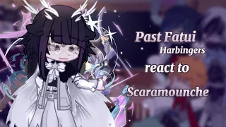 Past fatui harbingers react to scaramounche || 1/?? || gacha club || Genshin Impact