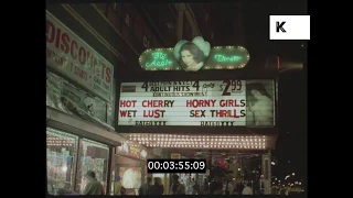 Gritty 1980s Times Square, Old New York in HD