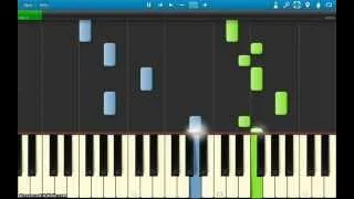 Piano Tutorial: Aria - Notebook (Synthesia 100%)