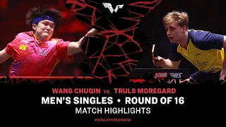 Wang Chuqin vs Truls Moregard | MS R16 | Singapore Smash 2024