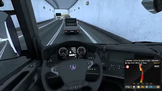 Bern (CH) to Verona (I) - Euro Truck Simulator 2 with Xbox Controller