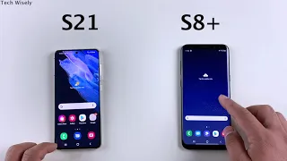 SAMSUNG S21 vs S8 Plus - SPEED TEST