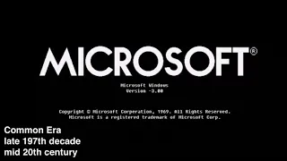 Microsoft Windows Chronology Version