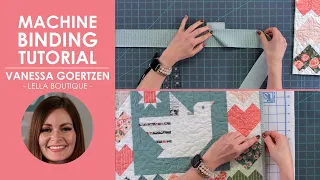 Sew with Vanessa Goertzen - How to Bind a Quilt with a Sewing Machine Fat Quarter Shop