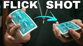 Learn How To SHOOT Cards From One Hand To Another!!!