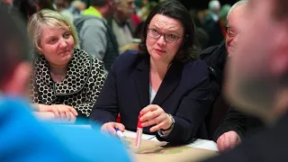 SPD-Mitglieder-Votum Andrea Nahles ist zuversichtlich