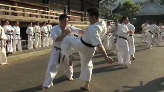 Kyokushin Sparring in Japan