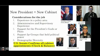 4.8 - Presidential Cabinet