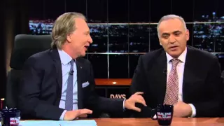 Bill Maher троллит Гарри Каспарова перевёлиозвучил Андрей Бочаров.