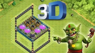 3D TROLL BASE || CLASH OF CLANS || Let's Play COC [Deutsch/German HD Android iOS PC]