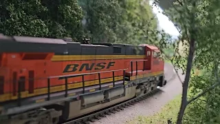 BNSF Fall River Division Layout Run