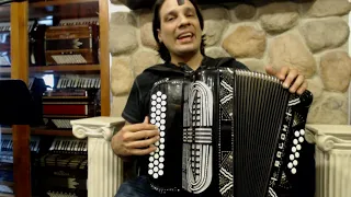 How to Play Steirische Diatonic Button Accordion - Lesson 3 - Cross Row Melody - Schnee Walz