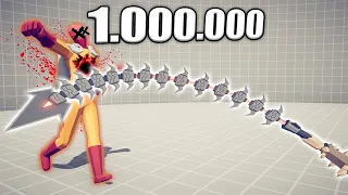 1.000.000 DAMAGE INFERNAL WHIP vs UNITS - TABS | Totally Accurate Battle Simulator 2024
