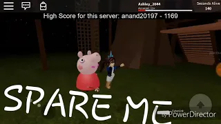 PEPPA PIG SPARE ME!!! |Roblox Can you survive Peppa pig in Roblox?|